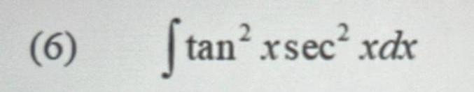 6 tan xsec xd