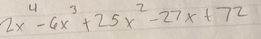 Answered 2 4 3 2x 4x 25x 27x 72 Kunduz