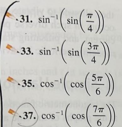 31 sin sin 7 3 4 33 sin sin 35 cos 37 cos COS 0 COS 5 T 6 7T 6