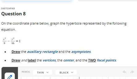 [ANSWERED] SKETCHPAD Question 8 On the coordinate plane below g ...