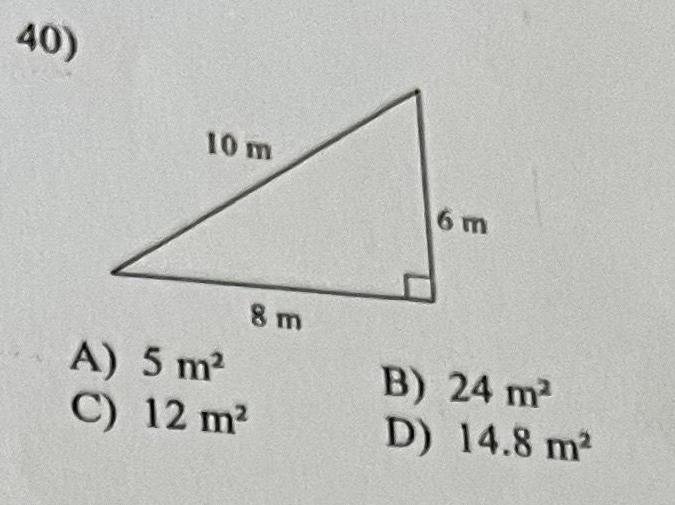 40 10 m 8 m A 5 m C 12 m 6 m B 24 m D 14 8 m