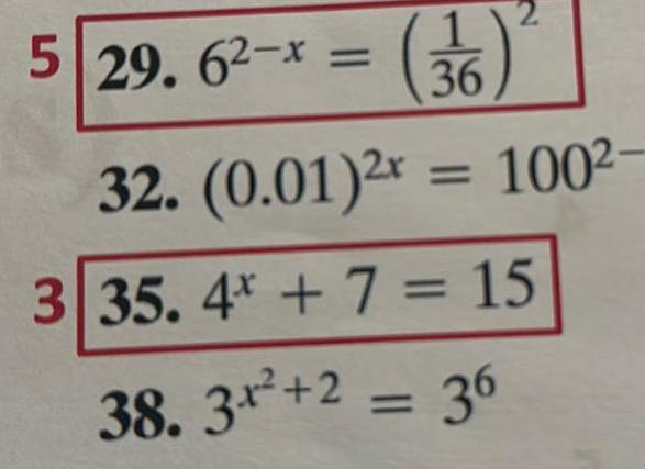 1 36 32 0 01 2 100 5 29 62 x 3 35 4 7 15 38 3x 2 36