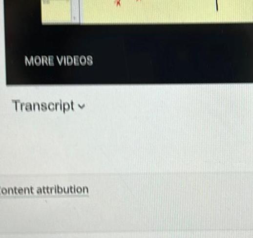 MORE VIDEOS Transcript Content attribution