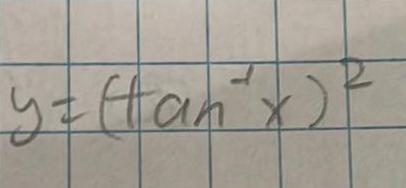 y t an x