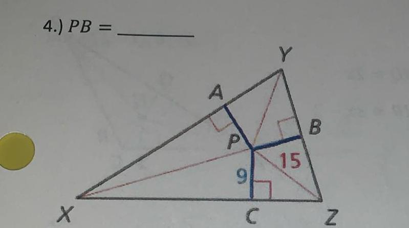 4 PB X P 9 C Y 15 B Z