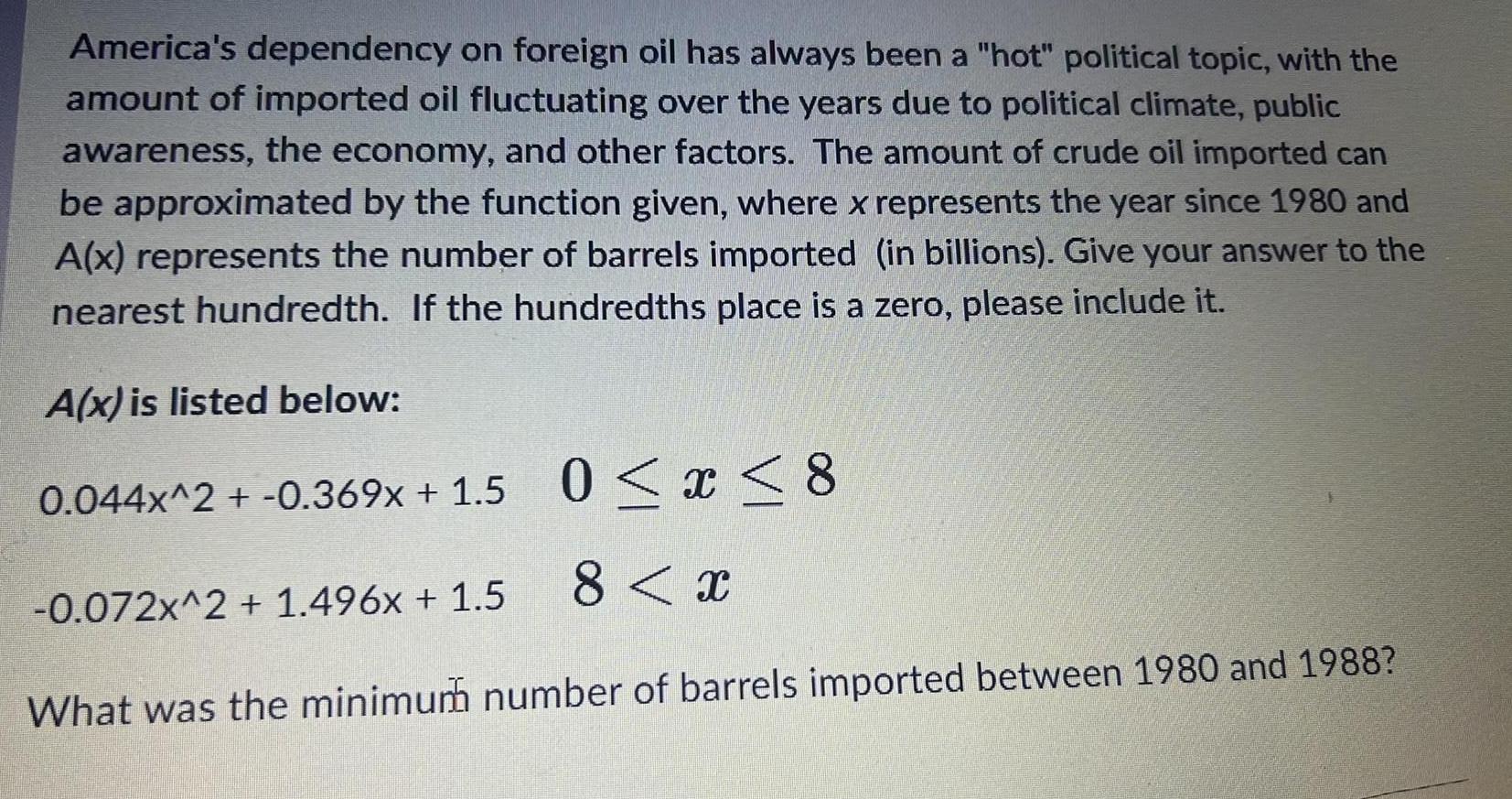 America s dependency on foreign oil has always been a hot